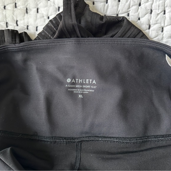 Athleta A Game High Rise Mesh Skort - Picture 6 of 7